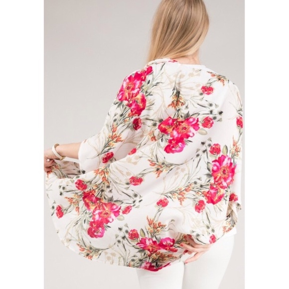 ONE SMALL LEFT🌟Floral Cardigan🌸🌼 - Picture 2 of 7